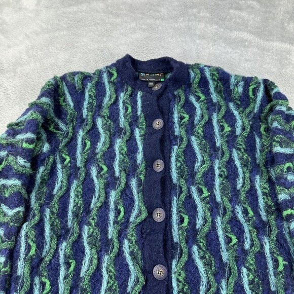 Vintage Coogi Australia Button Up  Alpaca Sweater Women's Size S - Picture 10 of 15